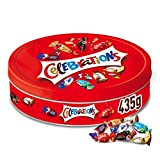 Celebrations - Chocolat de noel - Cadeau Assortiment de Snickers, Twix, Mars et autres, Boîte en Métal de 435g