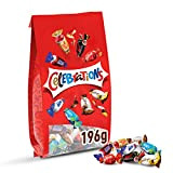 Celebrations - Chocolat de noel - Cadeau Assortiment de Snickers, Twix, Mars et autres - Sachet de 196g