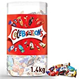 Celebrations - Chocolat de noel - Cadeau Assortiment de Snickers, Twix, Mars et autres - Tubo de 1,435kg