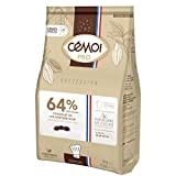 Cémoi Succession 64% Palets de Chocolat de Couverture Noir 5 kg