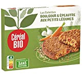 Céréal Bio Galettes Boulgour & Épeautre aux Petits Légumes - Végan et Bio - Simple et Rapide à Réchauffer - ...