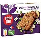 Céréal Bio Galettes de Fèves & Blé, Aubergines, Féta, Olives - Végétarien & Bio - Simple et Rapide à Réchauffer ...