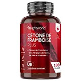 Cétone de Framboise Complex 4280 mg,180 Gélules Vegan - Avec 160mg d'Extrait de Framboise, Vitamine C, Vinaigre de Cidre de ...