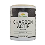 Charbon actif - 200 gélules végétales de 210 mg | Format Gélule | Complément Alimentaire | Vegan | Fabriqué en ...