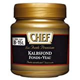 CHEF Fonds de Veau Premium en pâte Fonds - Aides Culinaires, Sauces - Pot de 640g