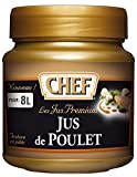 CHEF Jus de Poulet Premium en pâte Jus - Aides Culinaires, Sauces - Pot de 640g