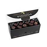 CHEVALIERS D'ARGOUGES Maîtres Chocolatiers Français - Assortiment de chocolats noir 70% - Ballotin dégustation 365g