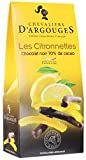 CHEVALIERS D'ARGOUGES Maîtres Chocolatiers Français - Citronettes enrobées chocolat noir 70% - Étui dégustation 150g
