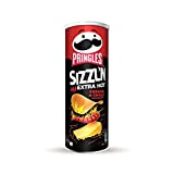 Chips Tuiles Pringles Flame Fromage et Piment, 160g