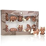 Chocolats ZOO | 10 Figurine en chocolat | Animaux | Idée Cadeau | Offrir | Luxe | Enfant | Boite ...