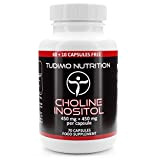 Choline et Inositol 900mg (450 mg + 450 mg) - 70 Capsules (2+ mois) à Désintégration Rapide, Chacune avec 450mg ...