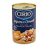 Cirio Legumi e Cereali Légumineuses et céréales, épeautre, orge, haricots de borlotti et lentilles Boîte de 410 g idéale pour ...