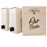 Cirulli Huile d'olive extra vierge italienne extraite à froid, 2 Bag in Box EVO (2 x 3 Litres)
