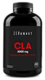 CLA 3000 mg (3 capsules), Huile de carthame 100% naturelle, 200 Capsules | Sans OGM, sans gluten | Zenement