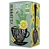 Clipper Natural, Fair and Delicious, Infusion Thym Citron, 20 sachets