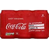 Coca Cola Boisson gazeuse aux extraits végétaux - Les 6 canettes de 33cl