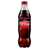 Coca-Cola Cherry Coca Zero Sugar (Bouteilles de 500 ml) Lot de 12
