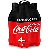 Coca-Cola Zero Sucre Bouteilles 4 x 1 L