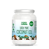 Coco Cabana 100% huile de coco pure 1L Qualité premium, végétalien, sans gluten et produits laitiers, produit de beauté naturel, ...