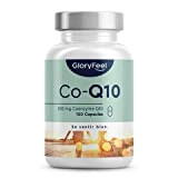 Coenzyme Q10 200mg Pure, 120 Capsules pour 4 Mois, Antioxydant Fort et Hautement Biodisponible, Contient CoQ10 Ubiquinone, 100% Végétalien et ...