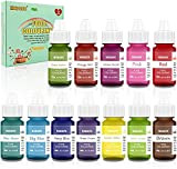 Colorant alimentaire liquide concentré Nourriture Dye 12 couleurs 6ml