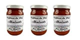 Confiture Abricot - Lot de 3 pots de 250 g - Confiture au chaudron du Pays à l'abricot fabriquée en ...