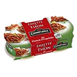 Connétable Emietté de thon au piment d'Espelette - Les 2 boîtes de 80g, 160g