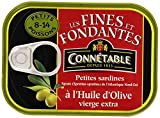 Connétable Petites sardines à l'huile d'olive vierge extra - La boîte de 106g