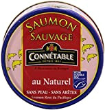 Connétable Saumon Sauvage au Naturel La Boîte de 160 G, 112 g Net Egoutté - Lot de 6