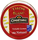 Connétable Thon blanc au naturel - La boîte de 112g net égoutté