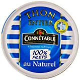 Connétable Thon entier 100% filet au naturel - La boîte de 112g net égoutté