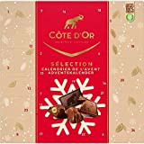 Côte d’Or – Calendrier de l’Avent Sélection – Assortiment de Chocolats – 8 Recettes : Mini Bouchée, Mini Roc, Mignonette ...