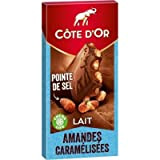 Côte d'Or Chocolat lait et amandes caramelisees - Le lot de 2x180g