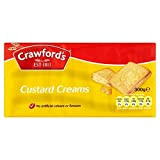 Crawfords Custard Creams 300g Vegetarian Crèmes pâtissières Crawfords biscuits 300g végétarien
