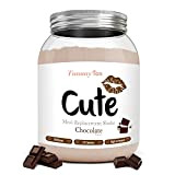 Cute Nutrition Shake - Substitut de Repas Saveur Chocolat - Shake Diététique pour les Femmes (500g) - E-book Gratuit avec Plan ...