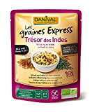 Danival - Graines Express - Trésor Des Indes - Duo de riz et lentilles bio parfumé au curry - 250G