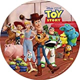 Dekora - Toy Story - Disque en Azyme Comestible - Décoration Gâteau Anniversaire - 20CM