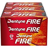 Dentyne Fire Sugar-Free Gum (Spicy Cinnamon, 16 Piece, Pack of 9)