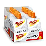 Dextro Energy Lot de 18 bouteilles de gel liquide Orange 60 ml