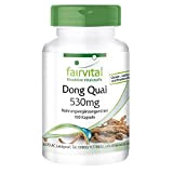 Dong Quai 530 mg - 50 jours - VEGAN - Fortement dosé - 100 caps - Angelica sinensis