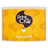 Drink me Chai Café au lait Vanille 1kg (Pack de 1) - Mélange avec de l'eau, Chai Latte Vanille en ...