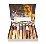 Eat.Art Smokehouse Flame and Flavour - Lot de 8 boîtes de sélection d'épices fumées uniques - Cadeaux gourmands inhabituels - ...