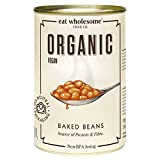 Eat Wholesome Haricots Bio Cuits (Baked Beans), 400 g (Lot de 12)