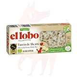 EL LOBO, Nougat d'Alicante 100% BIO 200g, "All Natural", Ecofriendly, Gluten Free, Supreme Quality