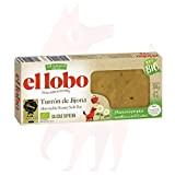 EL LOBO, Nougat de Jijona 100% BIO 200g, "All Natural", Éco-responsable, Sans gluten, Qualité suprême