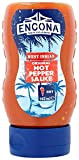 Encona West Indian Hot Pepper Sauce Original Squeezy Pack 285 ml(Pack of 6)