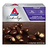 Endulge, enrobées de chocolat Amandes, 5 Packs, 1 oz (28 g) Chaque - Atkins
