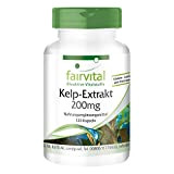 Extrait de Kelp 200mg en gélules - 300µg d'Iode naturel issu de Varech par gélule - VEGAN - Fortement dosé ...