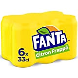 Fanta Soda Citron Frappé, Les 6 Canettes de 330ml
