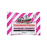 Fisherman's Friend - Sachet Framboise Menthol - Pastilles Sans Sucres - Force et Douceur - Haleine Fraîche - Parfum Fruité ...